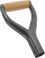 Gadpiparty D Grips Replacement Handle for Shovels and Garden Tools Reusable Smooth Non Slip Design Precision Crafted Iron Handle Versatile for Digging and Raking Tasks