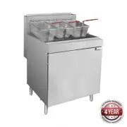 Gas Deep Fryer Single 37L Vat Superfast Commercial Kitchen Equipment Frying