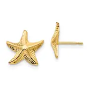 14K Yellow Gold Madi K Starfish Post Earrings