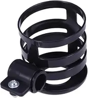 ORFOFE Stroller Cup Holder for Bottles Cart Bottle Holder Rack Easy Install Design for Stroller Bicycle Wheelchair More Black