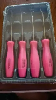 Snap-on Mini Pick Tool set pink ASA204BPM rare NEW JP