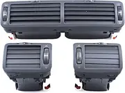 1 Set New Front Dashboard Central Air Vent Outlet A/C Heater Compatible for VW Passat B5 1997-2005 3B0819728 3B0 819 728