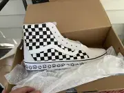 VANS Sk8-Hi Reissue BMX White Checkered Mems Sz 13 New In Box