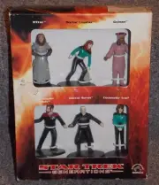 Vintage 1994 Applause Star Trek Generations 6 Pack Figure Set New In The Box