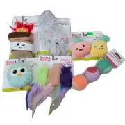 6pk NEW Boots & Barkley Cat Toys Pet Toy Bundle Pounce Owl CatNip