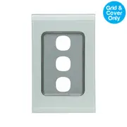 Clipsal Saturn 30 Series 3 Gang Grid & Plate Ocean Mist