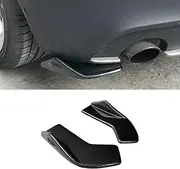 Car Rear Package Corner Rivet Wrapped Corner Anti Scratch Corner Protector for TT Body Kit Car Accessories (Carbon Fiber)