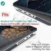 MacBook Pro 14 Inch 2023 2021 Release A2779 M2 & A2442 M1 Pro/Max Chip Case for
