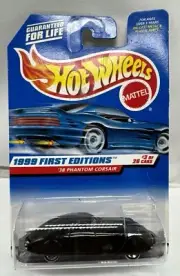 1938 Phantom Corsair 1999 Hot Wheels #656 First Editions 3/26 Mattel Wheels