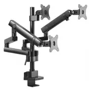 Brateck Lumi LDT20-C036P 17"-27" Triple Monitors Spring-Assisted Desk Mount [LDT20-C036P]