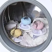 3 Pack Laundry Lint Remover, 2-in-1 Washing Machine Filter with Floating Mesh Bag, Clothes Cleaner, Floating Hair and Lint Catcher for Washer