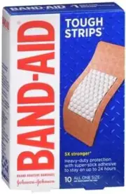 SM Band-Aid Tough Strips 10 All One Size