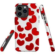 For iPhone 14 Pro Max Case Tough Protective Cover, Hearts