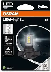OSRAM LEDriving SL, ≜ PS19W, White 6000K, LED Retrofit, offroad use only, Blister (1 lamp)