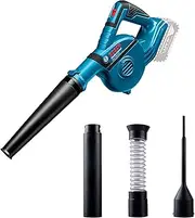 Bosch Professional 18V System Cordless Workshop Blower GBL 18V-120 (270 km/h Airflow Speed, incl. 4X Accessories, Without Batteries and Charger, in a Box)