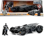 Jada 253215000 Batmóvil coche Metal Liga de la Justicia 1:24 Car Collecting, Black, One Size