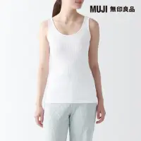 在飛比找momo購物網優惠-【MUJI 無印良品】女有機棉針織坦克背心(共3色)