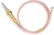 Universal Thermocouple Gas Burner with Threaded Heater Replacement Thermocouple Kit Adapter for Gas Ovens, Induction, Gas Stove, Boiler, Fireplace, BBQ Grill and Water Heater 600mm