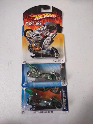 Hot Wheels Motorcycles Fright Night, Fright Bike & Rebel Ride #2245