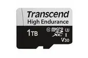 Transcend High Endurance USD350V 1 TB Class 10/UHS-I (U3) V30 microSDXC - 100 MB/s Read - 85 MB/s Write