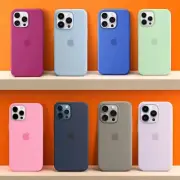 iPhone 16 15 14 13 12 11 Pro Max Liquid Silicone Case Apple Logo Shock Resitant