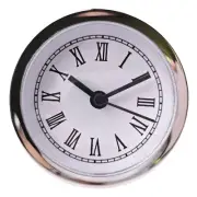 Home Decors Round Quartzs Clock Insert 60mm Roman Numerals for Artistic Creation