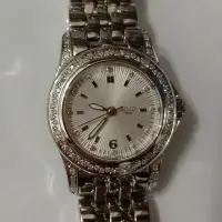 在飛比找Yahoo!奇摩拍賣優惠-HOGA純真白色機械女錶