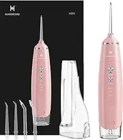 Water Flosser Equipped with Two Water Tanks for Home and Travel,3 Modes Dental Oral Irrigator,Portable,IPX7 Waterproof,Powerful Battery Life, Water Dental Flossers for Teeth (Pink)