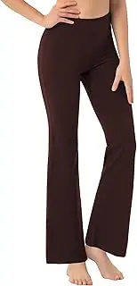 [BUBBLELIME] 29"/31"/33"/35"/37" 3 Styles Women's High Waist Bootcut Yoga Pants Basic/Side Pockets Tummy Control Workout Flared