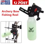 Archery Bow Fishing Reel Compound Bow Bowfishing Shooting Reel Kit with 40m Rope