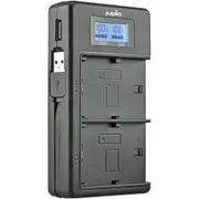 Jupio Dedicated Duo USB Charger Adapter w/ LCD For Canon LP-E12 Batteries