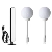 Smart Voice Small Table Lamp USB LED Reading Light Voice Control LED Night Light