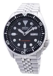 Seiko SKX007K2 Automatic Stainless Steel Black Dial Day/Date Divers Mens Watch