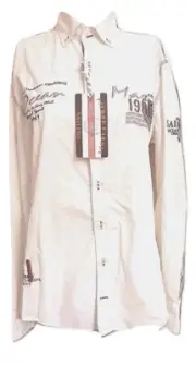 AUTHENTIC PIERRE CARDIN MEN SHIRT NEW WITH TAG SMALL