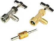 SWOOMEY 1 Set Can Tap Durable Self Sealing Opener with Valve Core Removal Tool Shaped Handle for Easy Control Compatible with All Cans