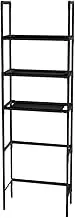 3-Tier Over Toilet Storage Rack Space Save Metal Bathroom Organizer Freestanding Over The Toilet Storage with Guardrail for Bathroom/Restroom/Laundry
