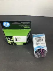 HP 63XL Black & Color Ink Cartridges - Black Sealed Exp 8/2026