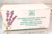 Yves Rocher Refreshing Lavender Foot Baths 5 Effervescent Tablets Essential Oil