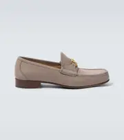 [Valentino Garavani] Valentino Garavani VLogo leather loafers AU 7 grey