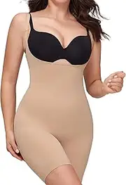 [Slimwear] Ultra Shape Open-Bust Bodysuit, Sculpting Design with Adjustable Straps