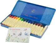 Stockmar Wax Crayons Stick Tin Box, Assorted Colors (Pack of 16)