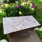 48"x24" Rose Quartz Dining Table Stone Countertop Kitchen Countertop/Slab Stone