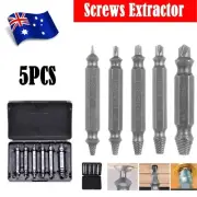 5PCS Damaged Screw Extractor Set Easy Out Broken Drill Bit Remover Kit Set tool