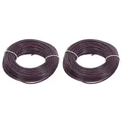 20AWG Gauge Stranded Hook-Up Wire PVC Tinned Copper Wire 30m/100ft Brown