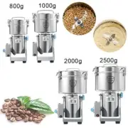 Commercial Electric Grain Coffee Bean Nut Mill Grinder Grinding Machine 304 220V