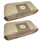 2x 5pc Pullman CD1203 10L Replacement Vacuum Bags for Efficient Dust Capture