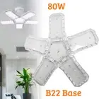B22 Bayonet LED Garage Light 80W Daylight White Deformable Workshop Lamp AU