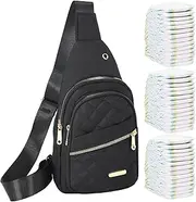 Clysee Mini Diaper Bag Backpack Small Crossbody Diaper Backpack Fanny Bag for Women Small Diaper Bag Portable Changing Pad Stroller Diaper Bag Water Resistant PU Leather