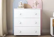 WHEELER 3 Drawer Tall Chest