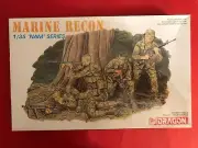 Dragon 3313, 1:35 scale, ‘NAM’ Series, Marine Recon, Sealed, 4 Figures in kit
